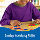 Learning Resources Plastic Pattern Blocks - Set Of 250, Ages 3+, Shape Games For Preschoolers, Homeschool Supplies, Shape Manipulatives For Kids,Back To School Supplies,Teacher Supplies