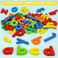 Beestech Educational Spelling Matching Letter Games, Wooden Montessori Toys for Toddlers 2-4 Years, Brown, Model Bee-210319-04
