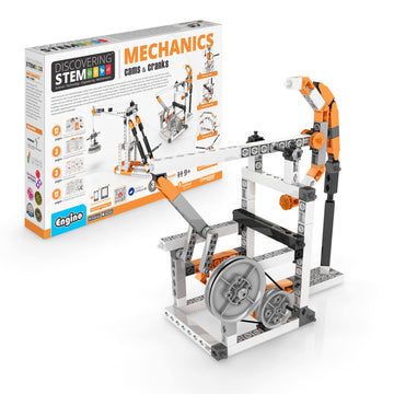Engino- Stem Toys, Mechanics Cams & Cranks, Construction Toys For Kids 9+, Fun Educational Toys, Gifts For Boys & Girls (8 Model