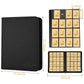 Trading Card Binder 16 Pocket  Foalgo PU Cover Card Binder for 1000+ Cards  enhanced Trading Card Holder Folders  Double Sided Pocket Card Album for MTG  TCG (Black)