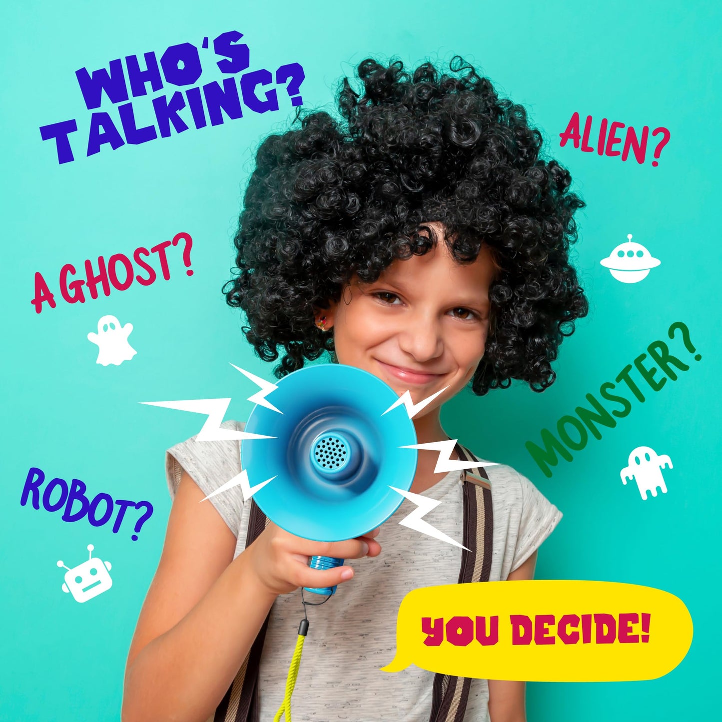 Voice Changer For Kids - Easter Gifts - Voice Changing Device For Boys & Girls Ages 3-8+ Olds - Birthday Gifts For 3, 4, 5, 7, 8 Year Old Boy - Cool Outdoor Toys Gift Ideas For Kid, Toddler