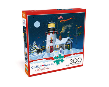 Buffalo Games 300 Piece Jigsaw Puzzle - Charles Wysocki Take Out Window, Large Size, Multicolor, Challenging Game Night Fun