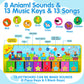 Tsomtto Floor Piano Mat For Toddlers 1-3 With 34 Music Sounds Educational Baby Musical Toys Toddler Toys Age 1-2 Sensory Interactive Learning Toys For 1 2 3 Year Old Boy Girl Birthday Easter Gifts