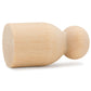 Wooden Peg Doll Baby Shape 1-1/8 Inch, Pack Of 100 Small Peg Dolls For Crafting, Miniature Figures, And Small World Play
