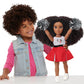 Just Play Hbcyou Clark Cheer Captain Alyssa 18-Inch Doll & Accessories, Curly Hair, Medium Brown Skin Tone, Designed And Develop