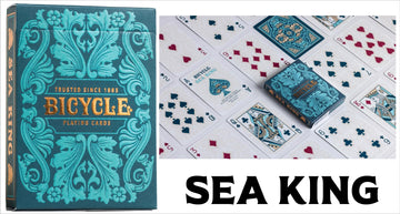 Bicycle Collector's Edition: 6-Deck Bundle Featuring Jacuard  Sea King  Hidden  Cinder  Verbena and Cold Foil Prismatic Decks