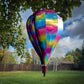 n The Breeze Rainbow Whirl 10-Panel Hot Air Balloon,18 Balloon