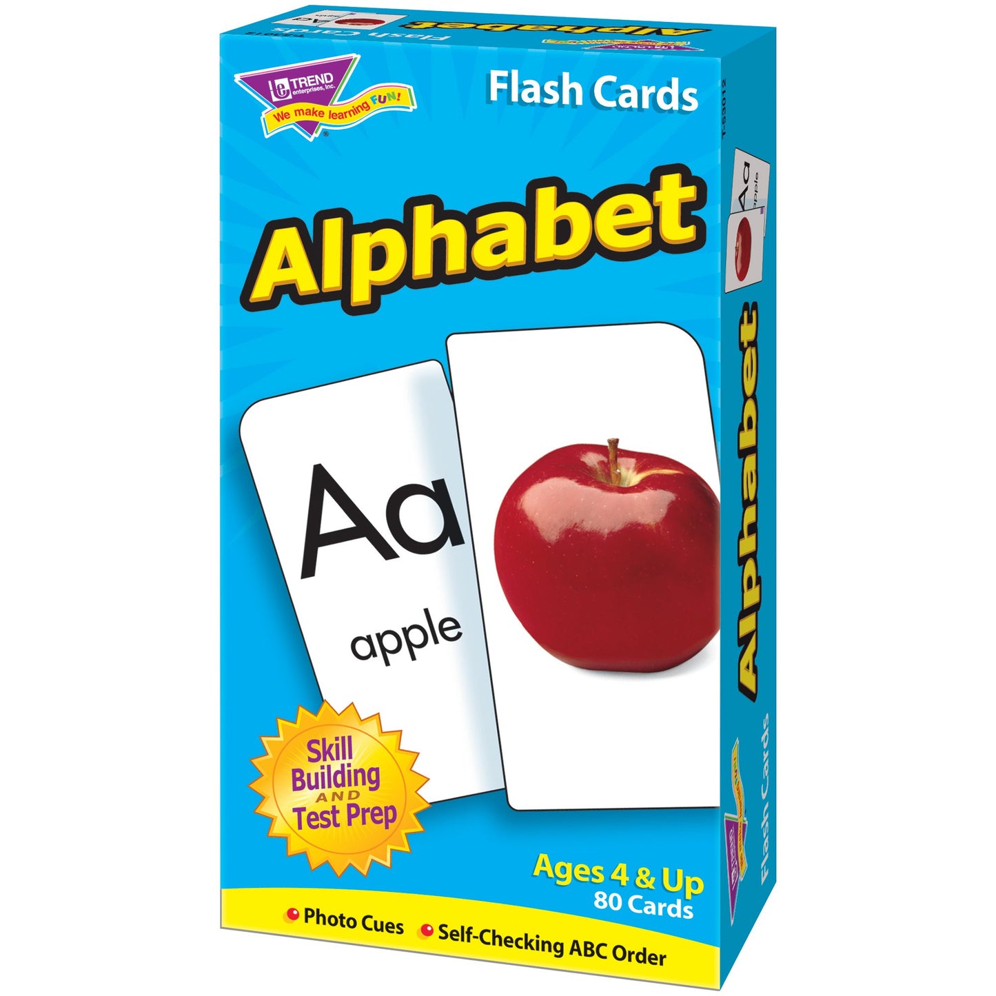 Trend Enterprises: Alphabet Skill Drill Flash Cards, Content-Rich Self-Checking Cards To Practice And Master, Great For Skill Bu