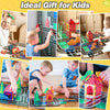 Magnetic Tiles City Road Set Kids Toys Sensory Games For 3 Year Old Boys And Girls, Magnetic Blocks For Kids Age 3-5 4-8 Classroom Must Haves Preschool Learning Outdoor Toys
