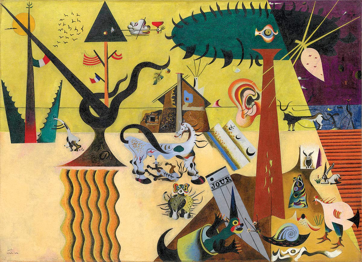 The Tilled Field By Joan Miro