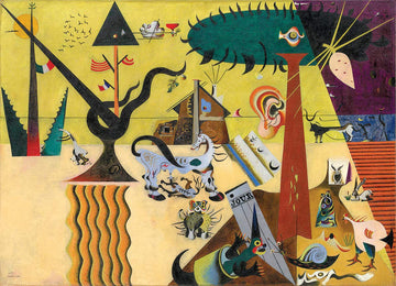 The Tilled Field By Joan Miro