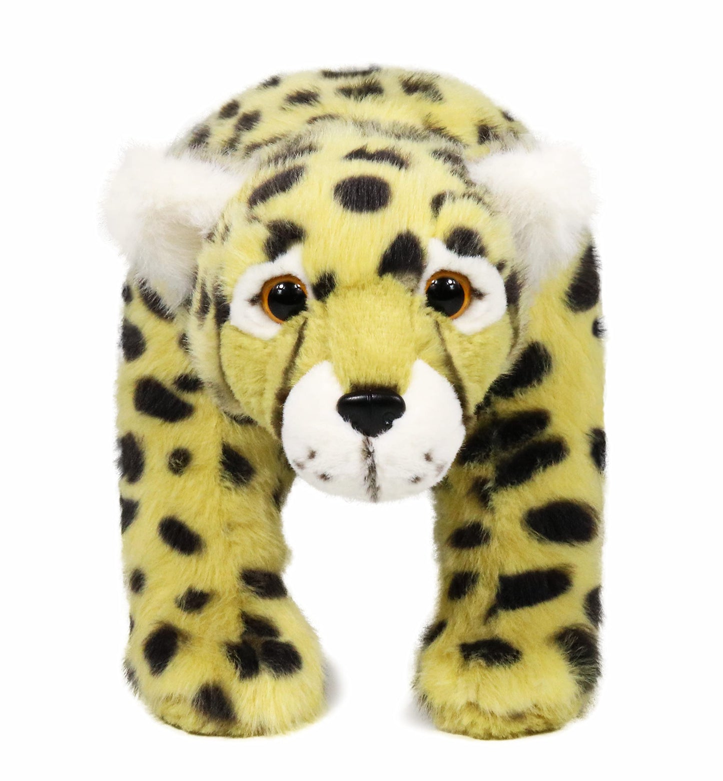 Ice King Bear Wild Animal Stuffed Animals Zoo Family Plush Toy (Golden Cheetah 13 Inches)