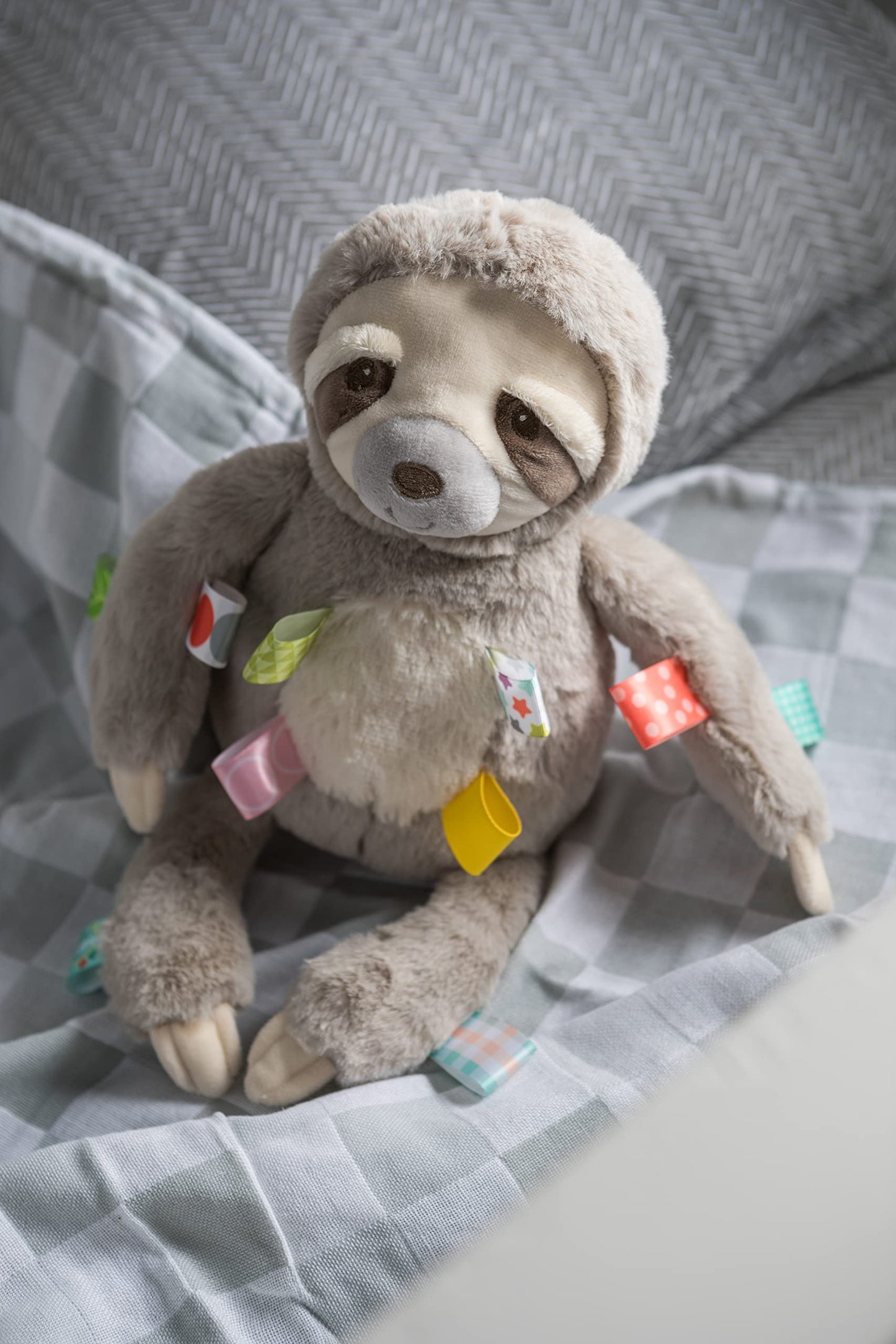 Taggies Stuffed Animal Soft Toy, Molasses Sloth, 12-Inches