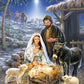 Springbok 1000 Piece Jigsaw Puzzle - Nativity Scene, Engineered Wood, Multi Color, Model 34-10784