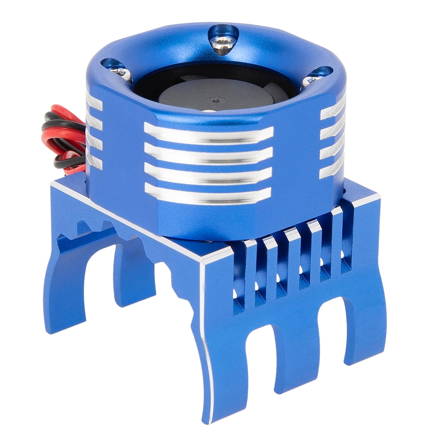 DKKY RC Motor Cooling Fan Heatsink 21000RPM 36mm for Traxxas TRX4 TRX6 Axial SCX10 540 550 1406 1410 1415 1412 Motor (Blue)