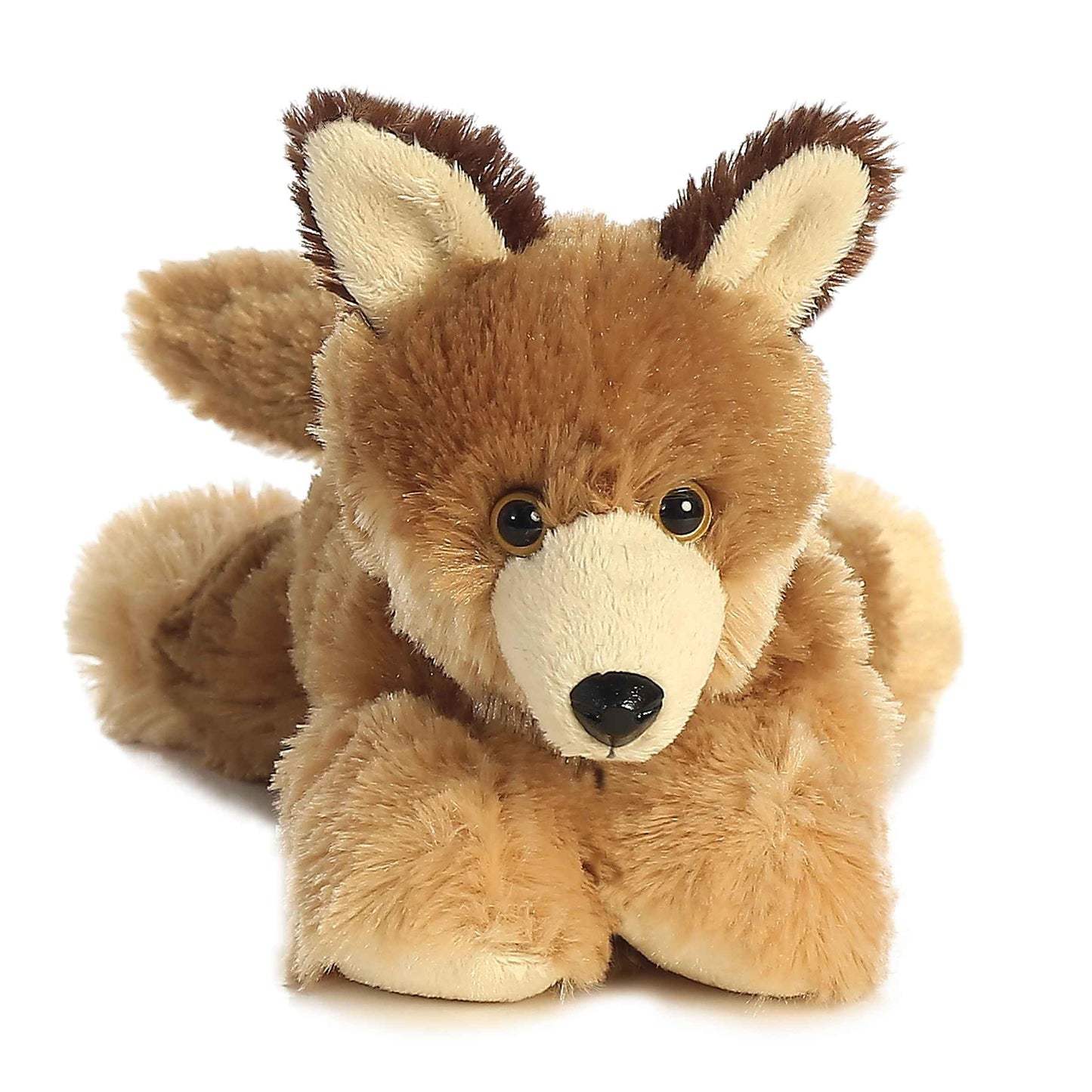 Aurora® Mini Flopsie™ Clever Coyote™ Stuffed Animal, Brown, 8 Inches, Polyester, Small, Model 31700