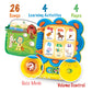 Words And Abc Learning For Toddlers 1-3 Years Old With Chapa The Lion Alphabet Book - Interactive Sound Book With Melodies, Fun Sounds & Light For Early Education And Development