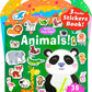 Walenced Jelly Reusable Sticker Book For Toddlers 2-4 Years, 3 Sets Stickers For Kids, Toddler Sticker Book Ages 1-3, 104 Pcs To