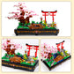 B&LHCX Cherry Blossom Bonsai Tree Building Set, 1286 PCS, Large, ABS Material, Japanese Style, Perfect Gift for Kids and Adults