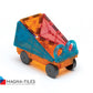 Magna-Tiles Dx 48-Piece Magnetic Construction Set, The Original Magnetic Building Brand