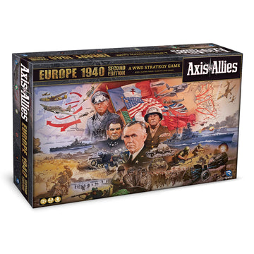 Renegade Game Studios Axis & Allies: 1940 Europe Second Edition -Wwii War Miniatures Strategy Board Game, Renegade, Age 12+, 2-5 Players, 6Hr