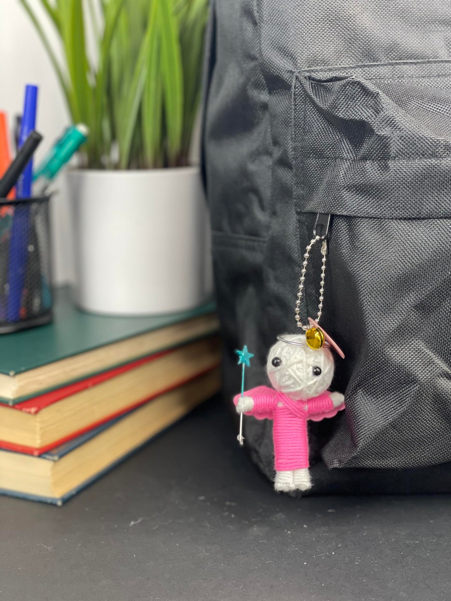 Watchover Voodoo 3-Inch Guardian Angel Keychain - Handcrafted Gift to Bring Good Luck and Positivity Everywhere You Go