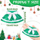 6 Pieces Santa Clothing Elf Dance Skirt Set Christmas Elf Skirts For Christmas Doll Holiday Decorations (Not Include Doll)(Cute Style)