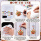 Beeveer 30 Sets Christmas Gingerbread House Suncatchers Window Art Kits, DIY Suncatchers Bulk Crafts Paint Your Own Window Ornam