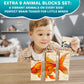 Quokka Wooden Blocks For Toddlers 1-3 - 26 Abc Learning Baby Blocks For Kids 3-5 Year Olds Stacking Alphabet Wood Toys For 2-4 Y