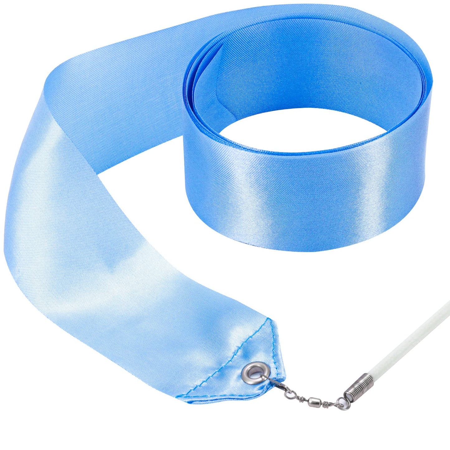 Hiunicorn 12Pcs Blue Dance Ribbons Party Favors For Girls Rhythmic Gymnastics Ballerina Birthday Party Streamers Decoration, Kids Circus Carnival Ribbon Silks Sticks Wands