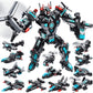 LUKAT Robot Building Toys for Boys Age 6 7 8 9 10 11 Year Old, 577 PCS STEM Toy Kit, 25-in-1 Building Bricks Educational Constru