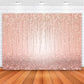 Avezano Rose Gold Glitter Backdrop Rose Gold Sweet Pink Birthday Party Background For Women Girls Rose Gold Birthday Baby Shower