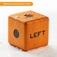 Crobyi Giant Right Center Left Dice Game With 24 Large Chips & Carry Bag. 3.5'' Giant Wooden Outdoor & Lawn Dice Game For Family