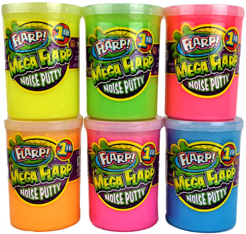 Ja-Ru 1Lb Mega Flarp Noise Putty Scented (2 Units), Fidget Toy Squishy Sensory Toys For Easter, Stress Toy Party Favors In Bulk Party Supplies Fidget For Kids And Adults Boys & Girls.335-2