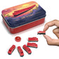 Sunset Deluxe Board Game Train Set | Player Pieces for Ticket to Ride and Other mature-themed  Family  and Kids Train Board Games | Upgraded Miniatures (Red)