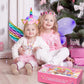 Jeowoqao Kids Princess Dress Up Set - Tutu, Butterfly Wings, Shoes, Pink, One Size, for Girls 3-6 Years