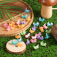 64Pcs Mini Axolotl Figures, Little Resin Axolotl Miniature Axolotl Charms Tiny Small Animal Figurines Ornament Toy For Diy Craft