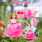 WONDOLL 18 Inch Doll Clothes and Accessories 5-Piece Princess Dress Up Set - Complete Outfits for 18 Inch Dolls - Perfect for Dress Up Play & Birthday Gifts (No Doll)