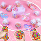 Easter Basket Stuffers,24 Pack Fidget Stress Balls With Cards Heart Stress Relief Toys Squeeze Balls For Kids Boys Girls Classroom Exchange School Prize And Easter Party Favors Gifts