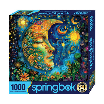Springbok'S Blue Moon 1000 Piece Puzzle For Adults By Artist Claudia Mckinney Is A Fun And Vivid Image To Challenge You