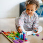 Chuckle & Roar Montessori Shapes & Numbers Wooden Puzzle