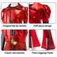 Keaiyouhuo Red Halloween Costume For Girl Rise Red Princess Party Dress Up For Kids