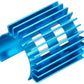 Tamiya 300054571   TT-02   Anodised Aluminium Motor Heatsink, Blue anodised