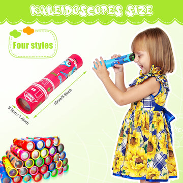 30 Pcs Classic Kaleidoscope Educational Kaleidoscope Toy Return Gift Vintage Educational Toys Party Bag Fillers School Classroom Prizes For Adults And Teens Party Favors, Random Styles (Double Style)