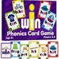 The Bambino Tree Wowels Phonics And Vowel Sounds Card Game - Learn To Read Kindergarten 1St 2Nd Grade Learning - Short Vowel Cvc Words And Long Vowel Matching Game 2-8 Players