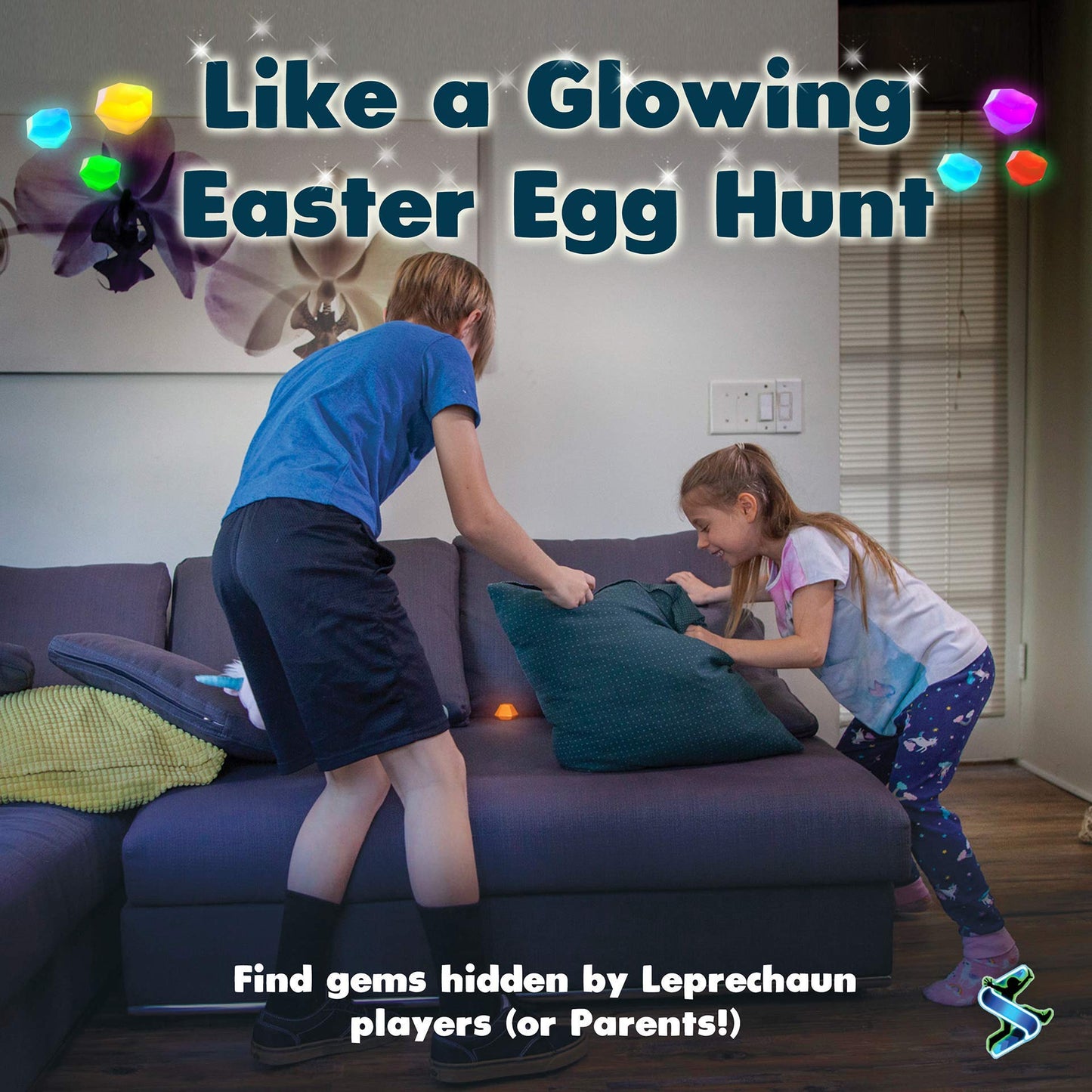 Starlux Games Hide And Seek Meets Rainbow Toys In 'Protectors Of The Rainbow' | Ages 4-10 | A Musical Treasure Hunt | Glow In The Dark Game | Outdoor Toys | Unicorn & Leprechaun Theme