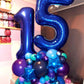 40 Inch Navy Blue 15 Number Balloons Giant Jumbo Huge 15 Or 51 Foil Mylar Helium Number Digital Balloons Dark Blue Birthday Myla