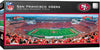MasterPieces NFL San Francisco 49ers 1000 Piece Jigsaw Puzzle - 13"x39" Panoramic, Team Color, Model 91358