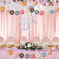 Chinco 4 Pcs Donut Birthday Party Banners Donut Supplies Decorations Doughnut Grow Party Hanging Swirl Paper Cutouts Garland Kit