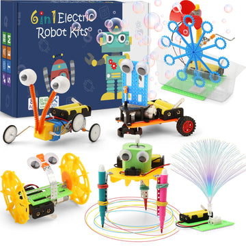 Stem Robotics Kits For Kids Science Kits Ages 5-7 6-8 8-10 8-12, Build A Engineering Robot Building Toys Science Experiments Projects, Stem Toys Activities For Boys Girls Age 8-12